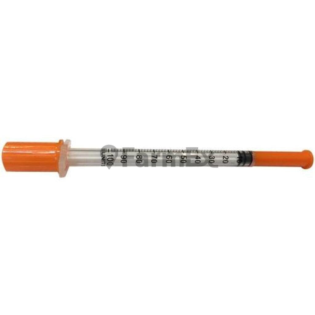 Jeringa de insulina 1 cc 29 g x 1/4 (Cranberry) Farmex-VidaTres-Persistente